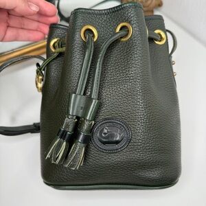 Dooney & Bourke Olive Leather Mini Bag